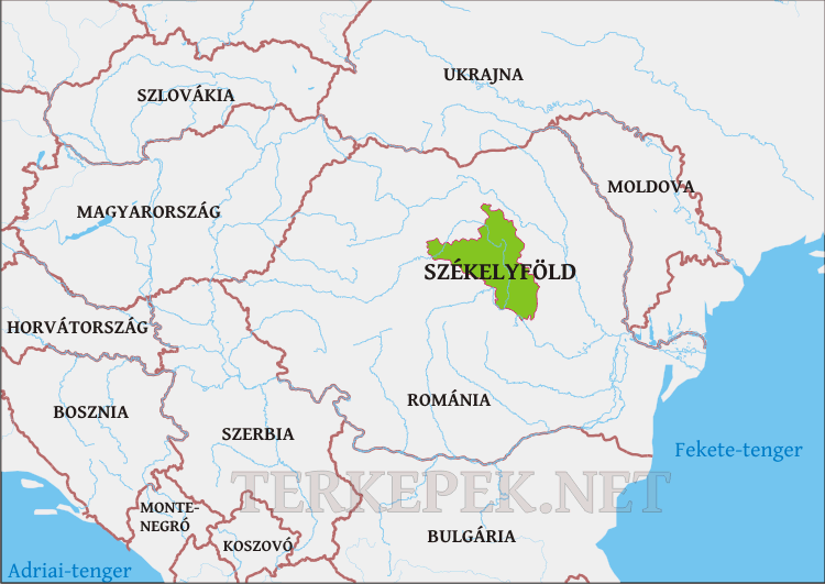 térkép magyarország románia Székelyföld domborzati térképe térkép magyarország románia